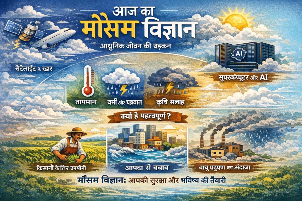 आज का मौसम विज्ञान