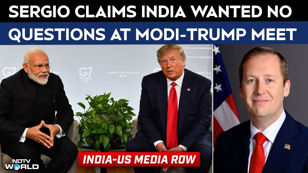 मोदी-ट्रंप मीडिया बातचीत पर विवाद